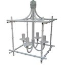 Ver imagem 1 de Lustre Modelo Japonês Provençal Decorativo para Salas, Festas e Casamentos - Branco