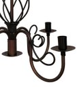 Ver imagem 5 de Lustre Moderno Decorativo para Sala de Jantar Iluminação Interna - Verniz
