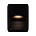 Ver imagem 1 de 5X Luminária Balizador Fit Slim Preto IP65 LED 2W para Parede Escada Muro Caixa 4x2 para Area