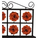 Ver imagem 4 de Paneleiro Decorativo Para Cozinha Colonial Artesanato em Ferro - Laranja