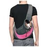 Bolsa Canguru Cachorro Gato Cao Pet Animal de Estimaçao Mochila Carregador Ombro Costas Pequeno Port - 13