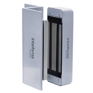 Fechadura Magnética Universal 150 Kgf Intelbras FE20150 Tranca Para Porta Eletroímã Sem Sensor
