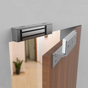 Ver imagem 7 de Fechadura Magnética Universal 150 Kgf Intelbras FE20150 Tranca Para Porta Eletroímã Sem Sensor