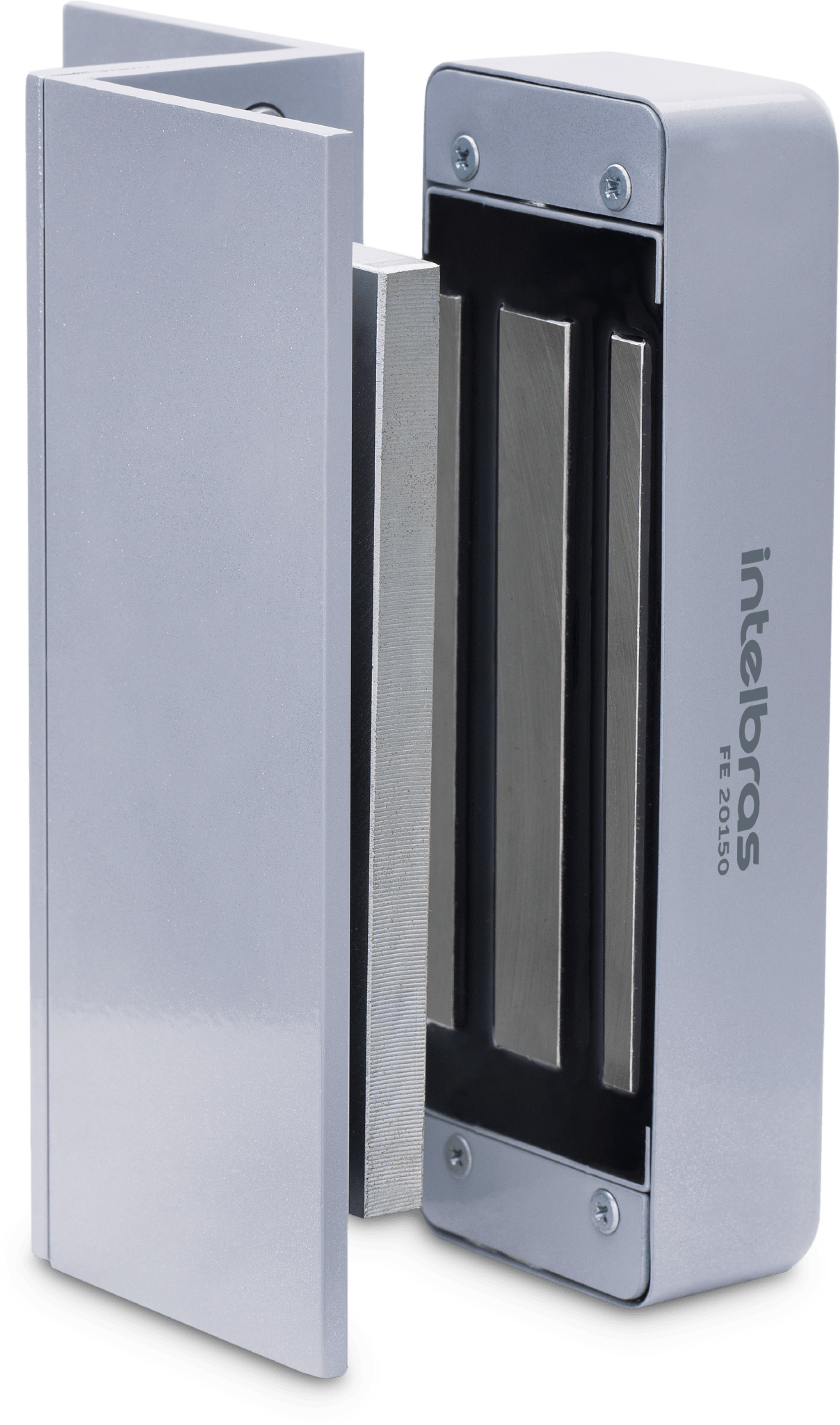 Fechadura Magnética Universal 150 Kgf Intelbras FE20150 Tranca Para Porta Eletroímã Sem Sensor - 6