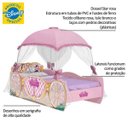 Ver imagem 4 de Cama Infantil Princesas Disney Star com Dossel Pura Magia
