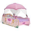 Ver imagem 1 de Cama Infantil Princesas Disney Star com Dossel Pura Magia