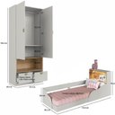 Ver imagem 4 de Quarto Infantil com Cama de Solteiro Montessoriana com Led e
