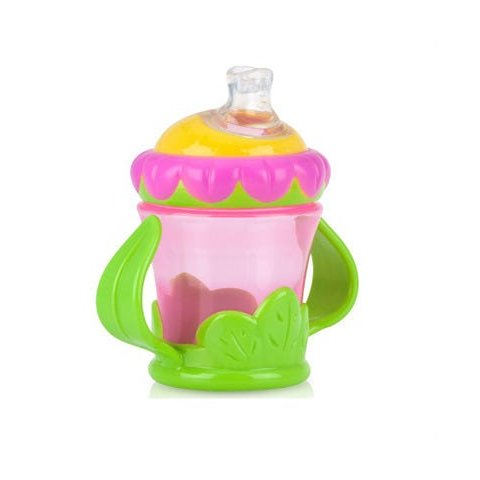 Copo Flower Child Bico Silicone 210ml 4m+ NB22060 - Nuby