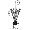 Ver imagem 2 de Porta Guarda Chuva Artesanal em Ferro Ambiente Rústico