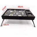 Ver imagem 3 de Bandeja Cafe Da Manha Adesivado Com Pé e Porta Copo - MDF - Mesa - Black Friday