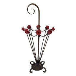 Porta Guarda-Chuvas Florido Artesanal para Decoração de Entrada de Casa - 1