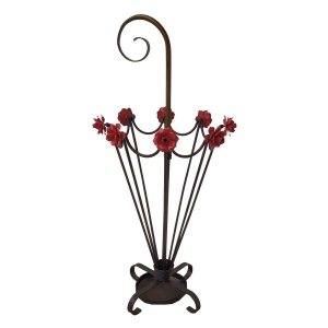 Porta Guarda-Chuvas Florido Artesanal para Decoração de Entrada de Casa