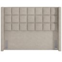 Ver imagem 3 de Cabeceira Cama Box King 195 Cm P05 Paris Linho Bege Escuro - Lyam Decor
