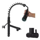 Ver imagem 2 de Torneira Gourmet Monocomando de Parede Preta com 50cm - Par-002 - Stillus Home