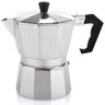 Cafeteira Italiana 3 Xicaras Express Moka Chaleira Luxo Elegante Aluminio Manual Profissional - 1