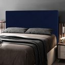 Ver imagem 5 de Cabeceira Cama Box Casal Cairo 140cm Azul Marinho - Abmaza
