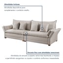 Ver imagem 6 de Sofá 4 Lugares 4 Almofadas Copenhague Estofados Martins 