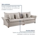 Ver imagem 7 de Sofá 4 Lugares 4 Almofadas Copenhague Estofados Martins 