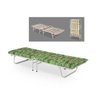 Cama Dobravel de Campanha Campana com Colchão Espuma Solteiro Cama Portátil Camping - 4