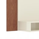 Ver imagem 3 de Painel Milão para Tv até 43 Polegadas com 02 Nichos - Via Nossa - Off White e Naturale
