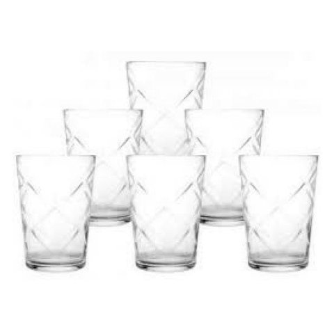 Conjunto 6 Copos 265ml Maracatu Nadir em Vidro Incolor