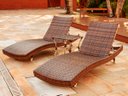 Ver imagem 3 de Kit 4 Cadeiras e Mesa Ascoli, 2 Espreguiçadeiras Bona e Mesa com Ombrelone - Piscina, Jardim, Á - Ar