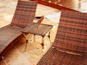 Ver imagem 5 de Kit 4 Cadeiras e Mesa Ascoli, 2 Espreguiçadeiras Bona e Mesa com Ombrelone - Piscina, Jardim, Á - Ar