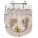 Ver imagem 1 de Assento Sanitário Paris Decorado Borboleta para Vaso Ideal Standard