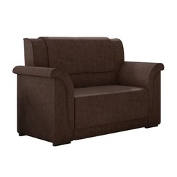 Sofá 2 e 3 Lugares Itália Marrom Suede - 3