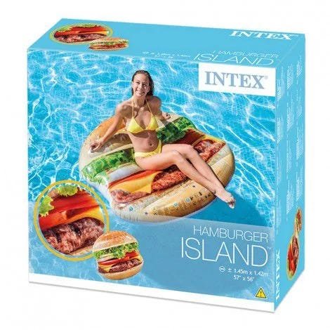 Bóia Inflável Ilha para Piscinas Hamburger Intex 58780 - 5