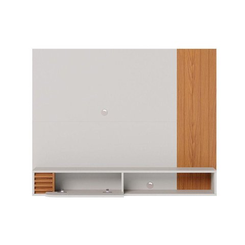 Home Suspenso Jurerê 1 Porta P- Tv até 55 Polegadas Colibri Off White Matte-freijó