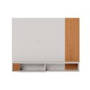Ver imagem 1 de Home Suspenso Jurerê 1 Porta P- Tv até 55 Polegadas Colibri Off White Matte-freijó