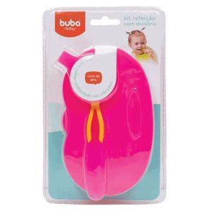 Kit Refeição com Divisoria Rosa 5805 Buba
