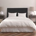 Ver imagem 1 de Cabeceira Cama Box Queen 160cm Suede Preto Ana Luisa
