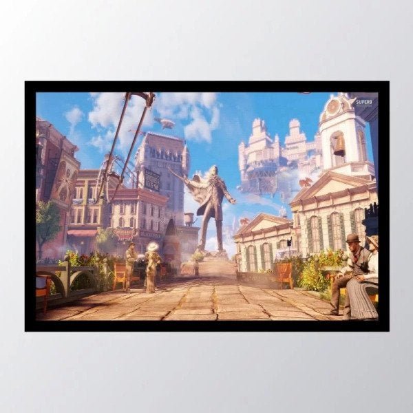 Quadro com moldura bioshock infinite 16 | MadeiraMadeira