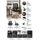 Ver imagem 4 de Cadeira de Escritório Giratória Office Cromada