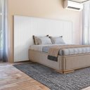 Ver imagem 4 de Cabeceira Painel Florença King para Parede em MDF-MDP Branco Casa D Móveis
