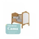 Ver imagem 4 de Berço Mini Cama 100% Mdf Harmonia Permobili Nature/branco Nature/branco