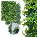 Ver imagem 4 de 7 Painéis de Plantas Samambaia Eucalipto Jardim Vertical Artificial Parede Verde Design Moderno