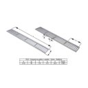 Ver imagem 3 de Kit 5 Ralo Grelha Linear Caixilho Alumínio Escovado 20x50cm