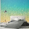 Papel de parede para sala quarto oceano água praia - 1