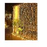 Cortina De Led 8 Funções 3mx2m 384l Branco Quente 110v  Fio Branco - 3