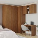 Ver imagem 1 de Guarda-Roupa Planejado 7 Peças 6 Portas Arani CabeCasa MadeiraOriginals Marrom/Cinamomo