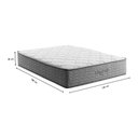 Ver imagem 2 de Colchão Casal Multimóveis Molas Ensacadas Madrid Pillow Euro In (138x188x30) Kappesberg CR429C Branco/Cinza