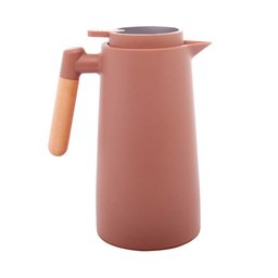 Garrafa Térmica de Plástico com Cabo de Madeira e Termômetro Tap Nude 1 Litro - Lyor - 2