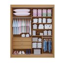 Ver imagem 3 de Guarda Roupa Santorini Solteiro 2 Portas 3 Gavetas 100 Mdf D Doro Móveis