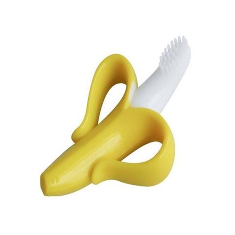 Mordedor E Massageador De Gengiva Banana Silicone – Bub
