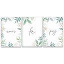 Ver imagem 2 de Kit Placas Quadros Decorativos 3 Pçs Mdf 20x30 Amor Fé e Paz