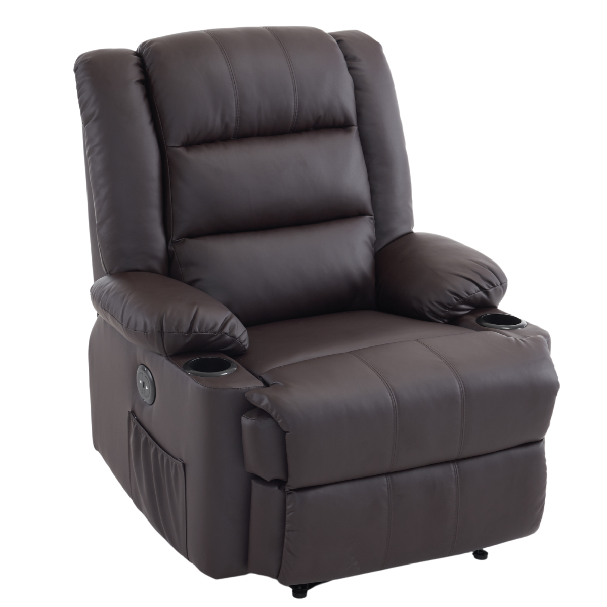 Cadeira do Papai Reclinavel Elétrica Porto Corino Premium Marrom - 6