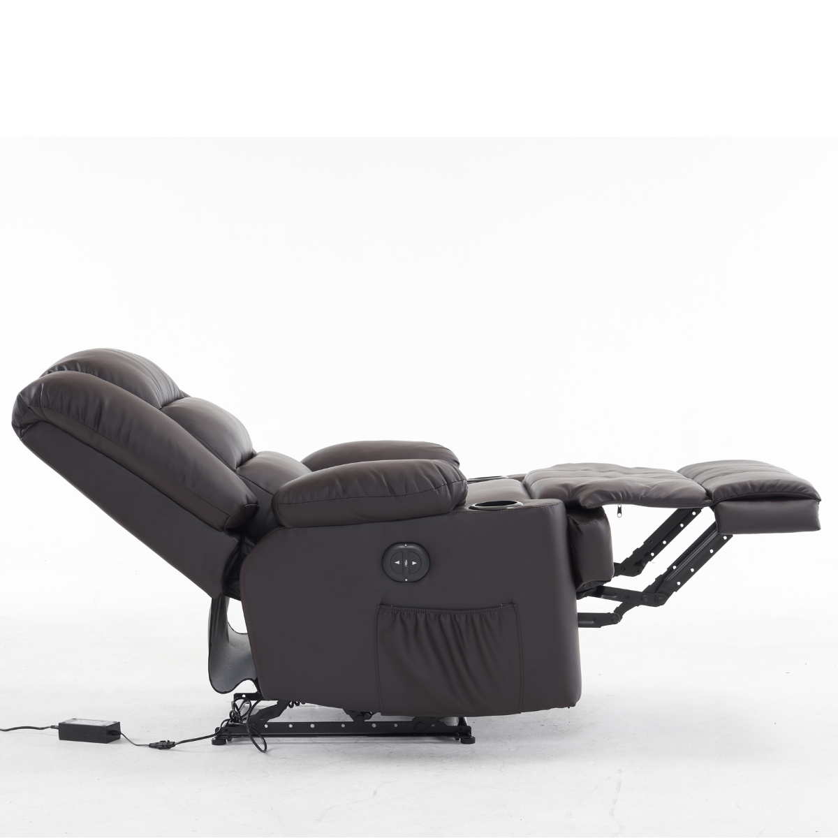 Cadeira do Papai Reclinavel Elétrica Porto Corino Premium Marrom - 8